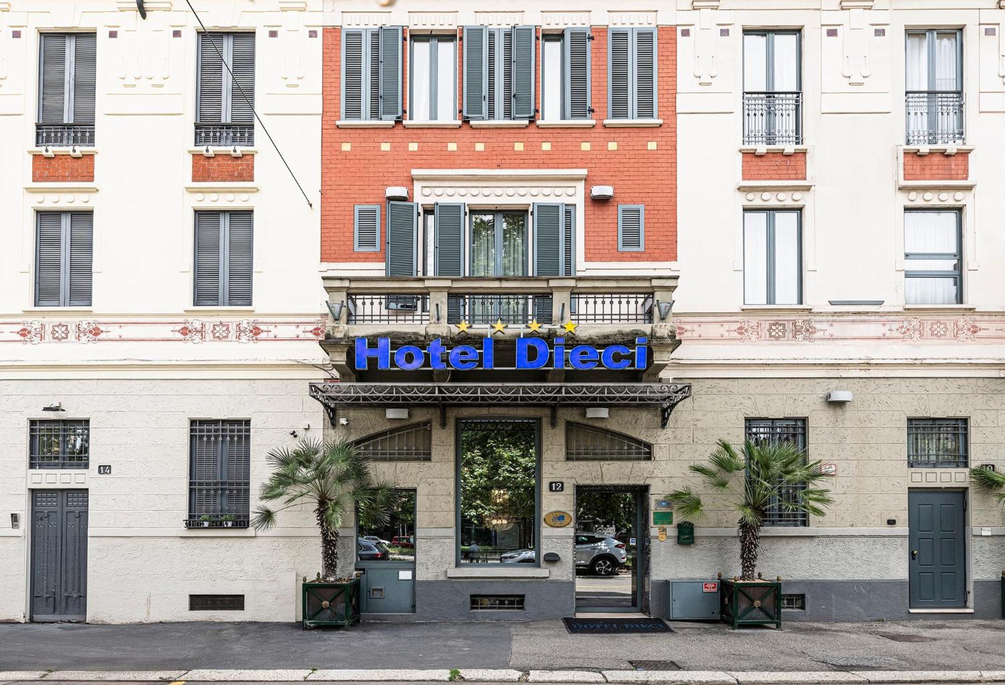 Boutique Hotel Dieci Милан Экстерьер фото